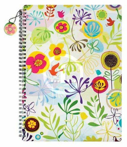 DONAU A5 SPIRAL NOTE BOOK - FLORAL