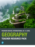 Pearson Edexcel International A Level Geography Online Teacher Resource Pack
