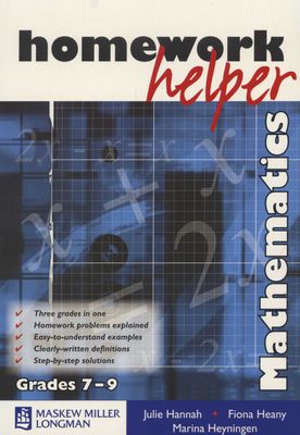 Homework helper mathematics: Gr 7 - 9 (Paperback)