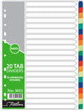 Treeline Dividers A4 PVC -Plain 160 Micron