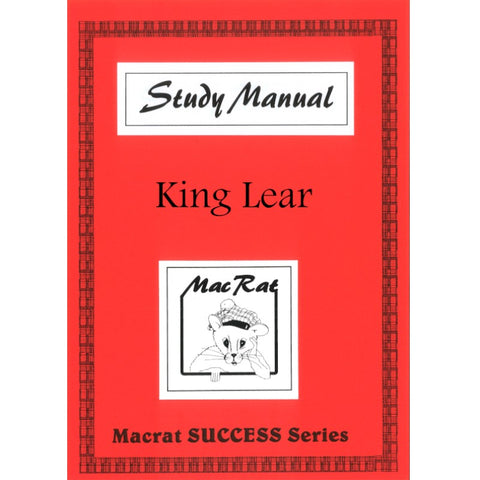 King Lear Study Manual revised 2009