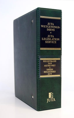 Deeds Registries Act / Registrasie van Aktes Wet (Juta Legislation Service) (published since 1985)