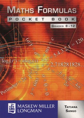 Maths formulas pocket book: Gr 8 - 12 (Paperback)