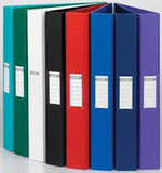 DONAU A4 2R 25mm RING BINDER PP ROUND BACK BLACK (Each)