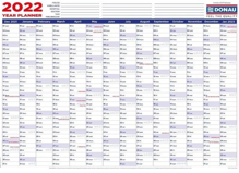 CTP A1 POLYPROP WALL CALENDAR 2022