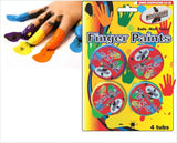 Safe - Non Toxic Finger Paints 4 Tubs