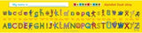 Letterland Alphabet Desk Strip (Pack of 10)