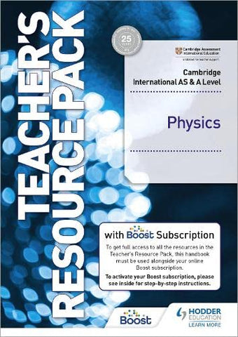 AS AND A LEVEL PHYSICS TEACHER'S RESOURCE PACK