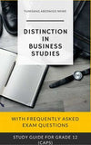 Distiction in business studies grade 11 exam study guide