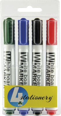 4STATIONERY WHITEBOARD MARKER 4 pack