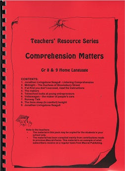 Comprehensive Matters Gr8/9 HL TRP