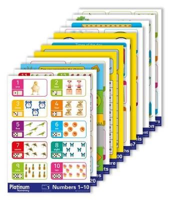 Platinum mathematics Numeracy: Grades 1 to 3: Grades 1 - 3 - Wallcharts set of 12 (Wallchart)