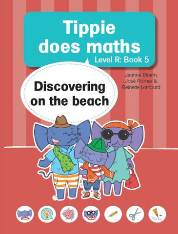 Tippie Does Maths Level R, Book 5: Discovering on the beach