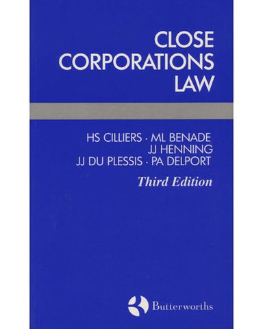 Close Corporations Law (Paperback, 3rd Revised edition)