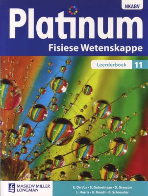 Platinum Fisiese Wetenskappe Graad 11 Leerderboek (Learner's Book)