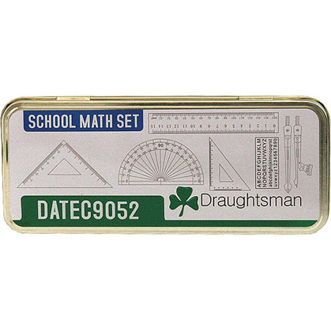 DRAUGHTSMAN SCHOOL MATH SET 12 PIECE