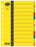 Bantex Manilla Board Dividers and Indices