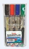 PENTEL Permanent Markers NLF50 Maxiflo Pump-It