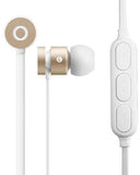 Volkano Mercury series Bluetooth magnetic earphones - gold/white