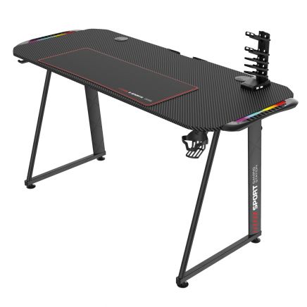 VX Gaming Loki series Gaming Desk with RGB Lighting,