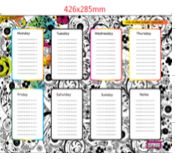 CTP A3 Weekly Desk Calendar 2022